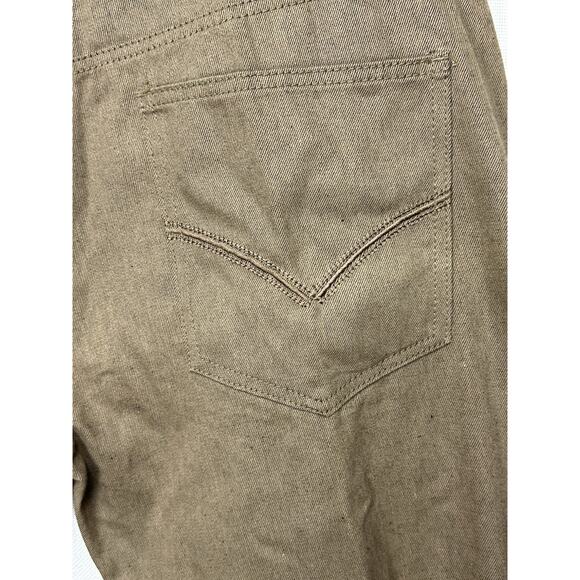 Ablanche New York Mens Brown Jeans 44x32 (31) 100% Cotton Casual Workwear - Picture 14 of 16